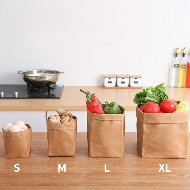 Food Storage Plants - Kraft Paper Bag Washable Paper Storage