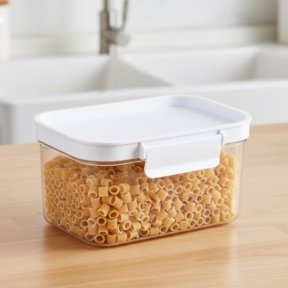 Food Storage For Pantry - Small Rectangular Plastic Pantry Food Storage