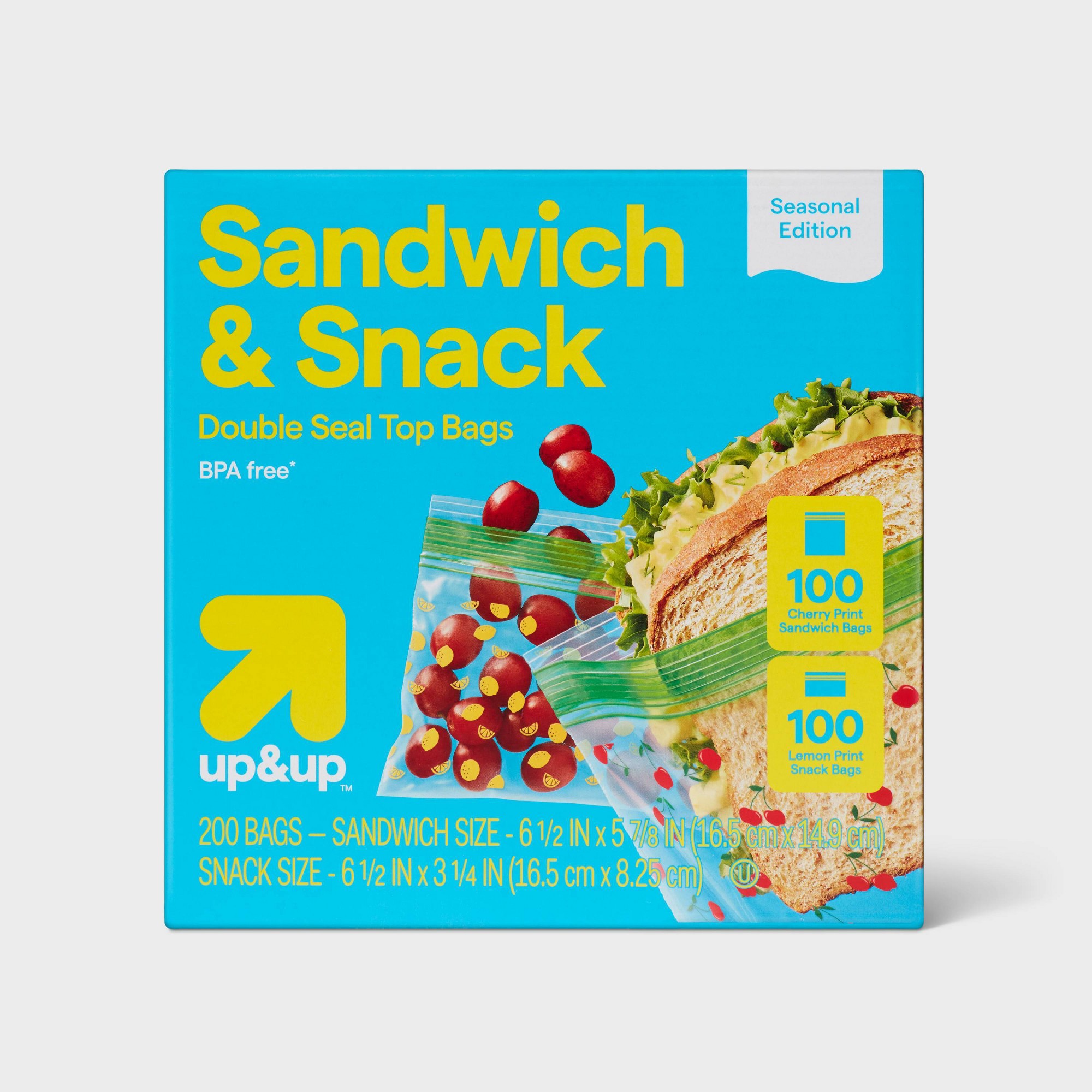 Food Storage Variety Pack - 200ct Food Storage Bags Variety Pack