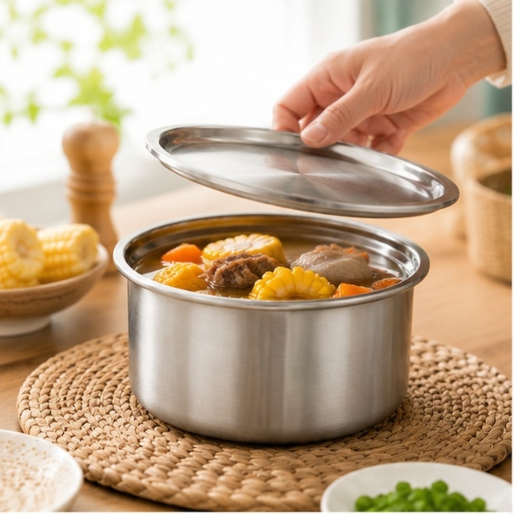 Food Storage Stainless Steel Containers - 304 Stainless Steel Ramekin with Lid
