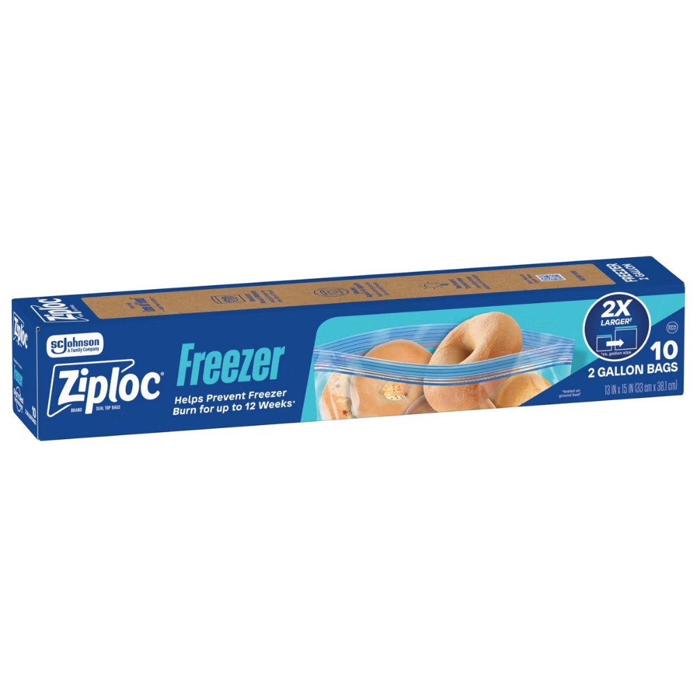 Food Storage Method - Two Gallon Freezer Bags for Food