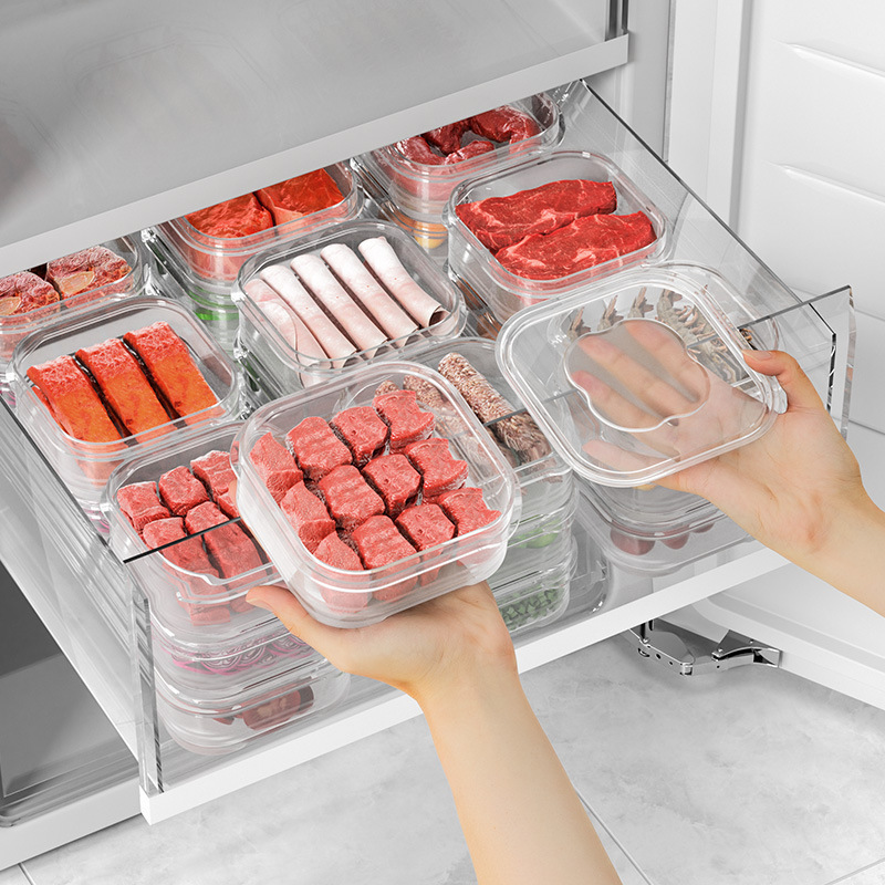 Food Storage Freezer Containers - Food Grade Freezer Storage Box Airtight