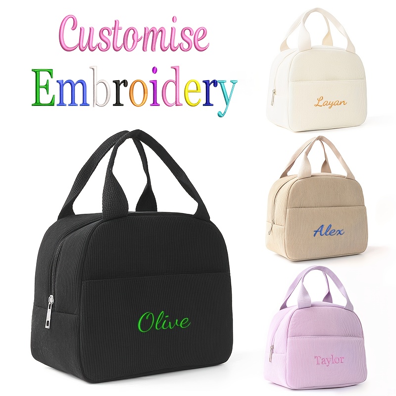 Food Storage Keep Warm - Customized Name Food Thermal Insulated Bag