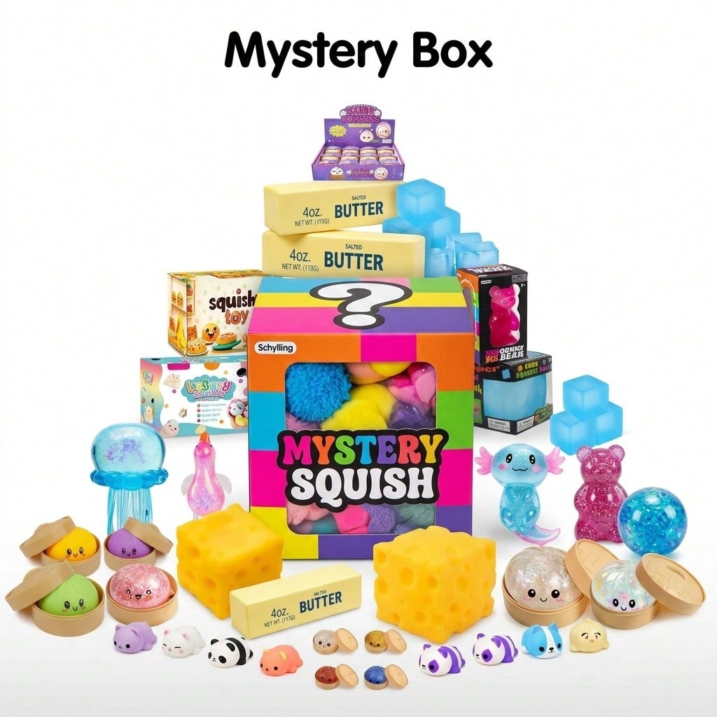 Food Storage And Containers - Surprise Box-Slow Rise Squishy Toys,Food&Ocean Themed