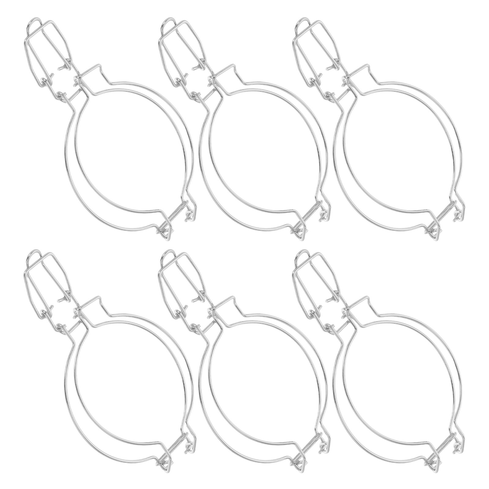 6Pcs Stainless Steel Snap Clas - Food Storage Jars & Containers review and price
