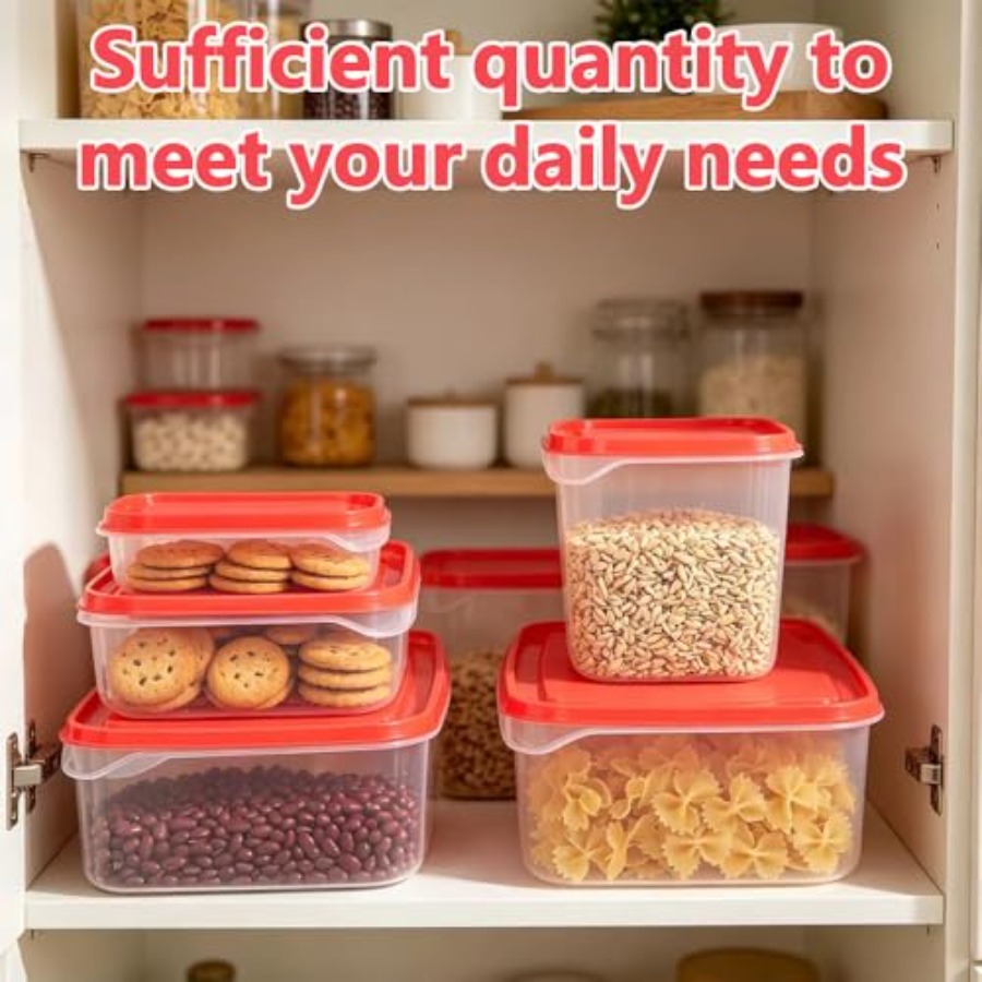 17Pcs Plastic Food Storage Set - Food Storage With Lids review and price