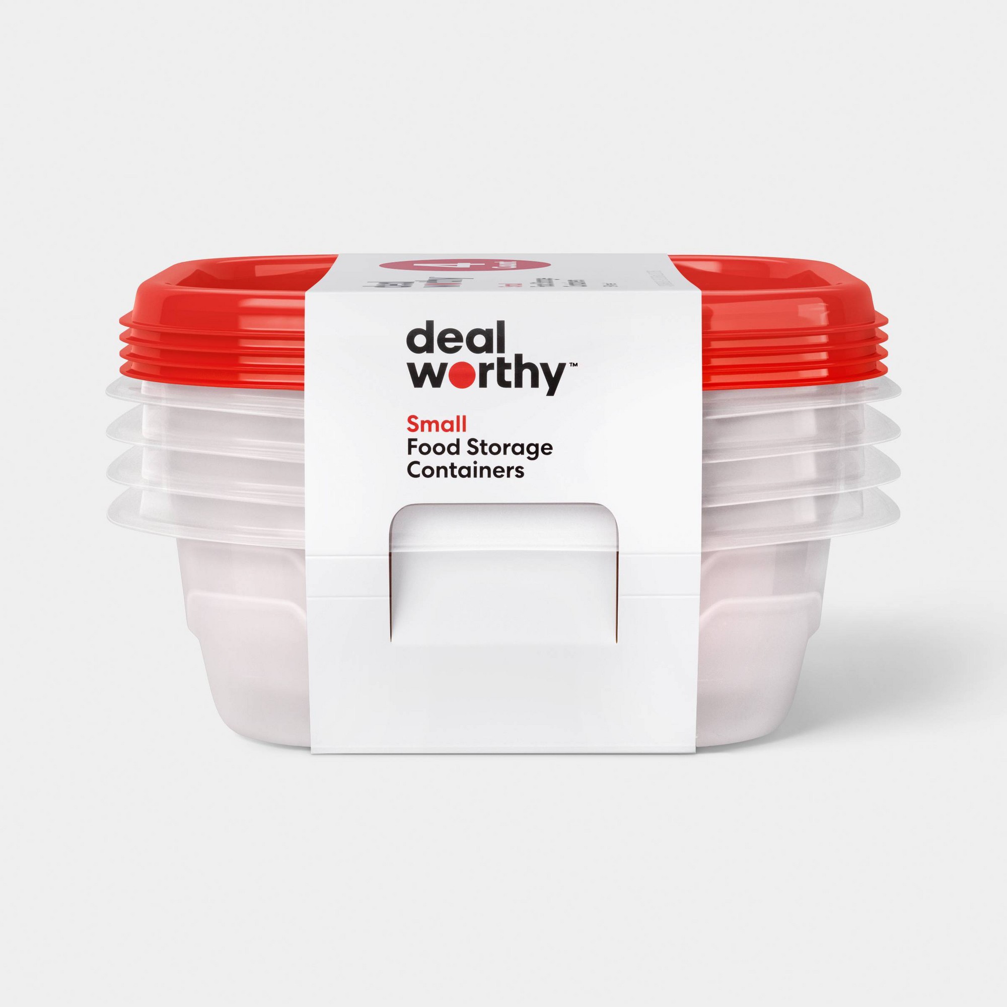 4ct Small Square Food Storage  - Food Storage For Pantry review and price