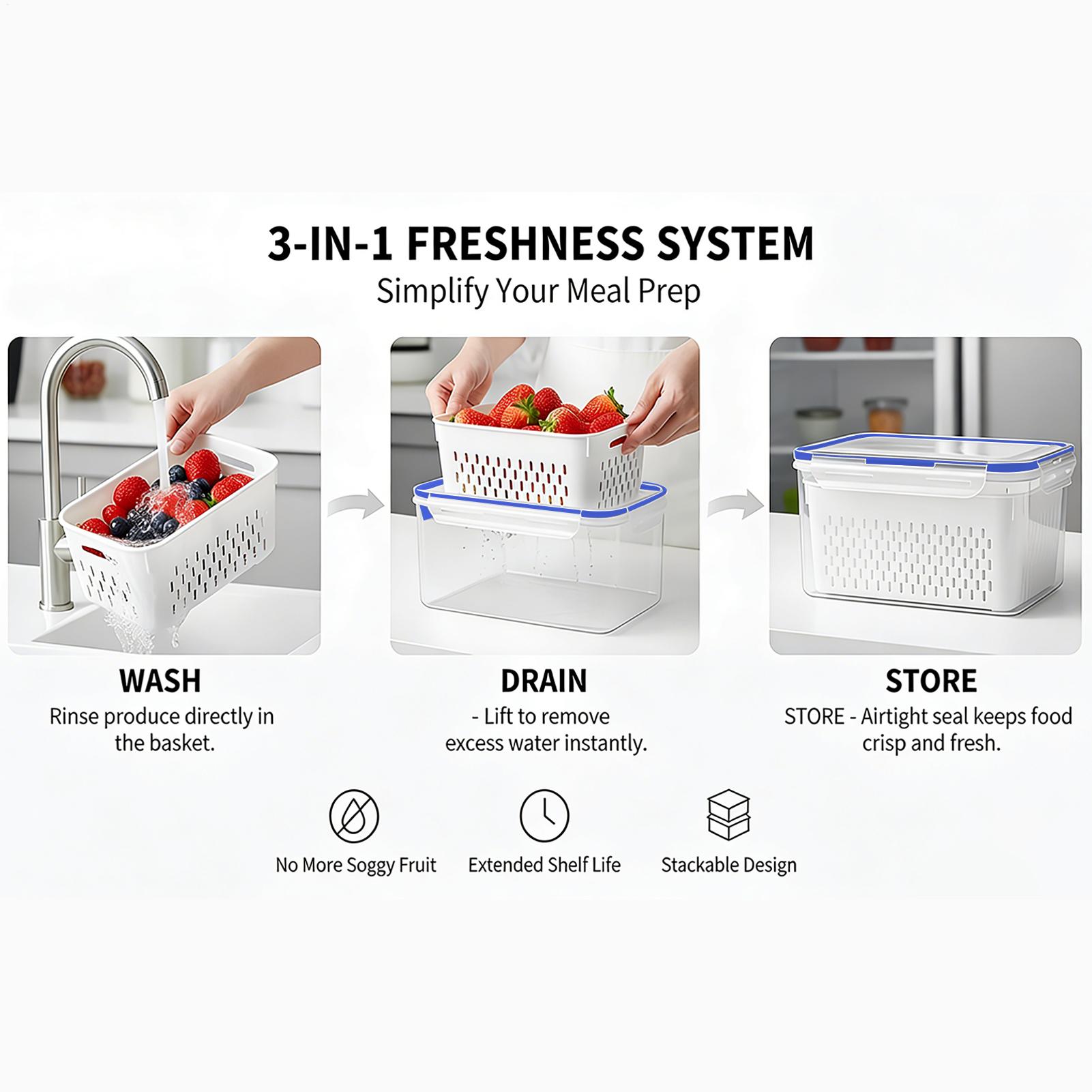 4 In 1 Food Storage Container  - Food Storage And Containers review and price