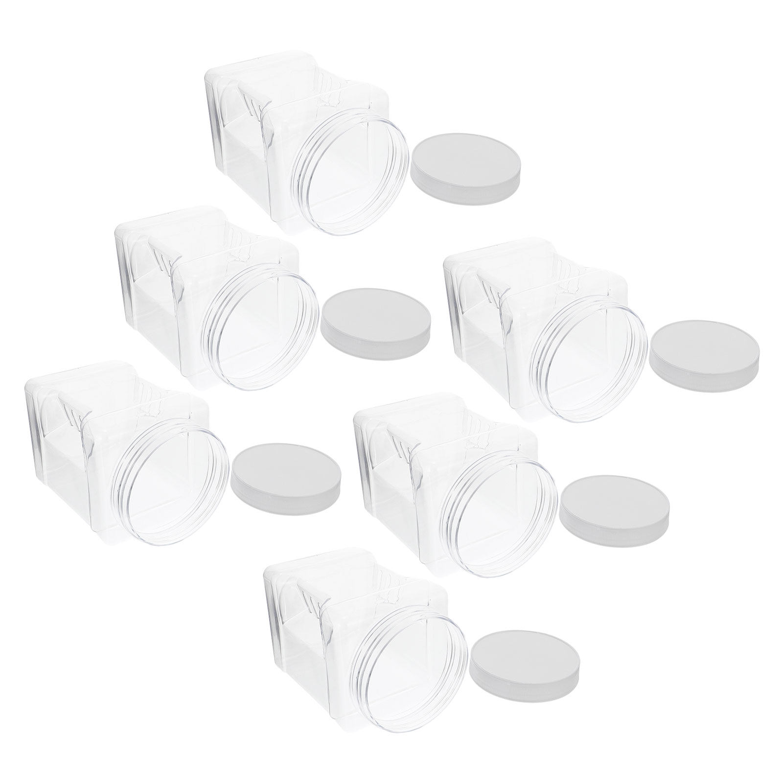 6Pcs Transparent Storage Jars  - Food Storage Jars & Containers review and price