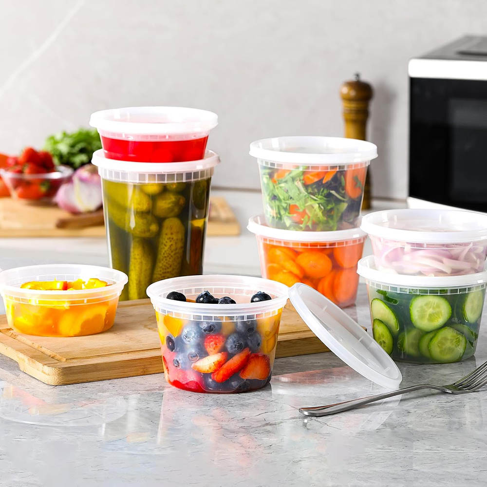 Plastic Deli Food Containers W - Food Storage Variety Pack review and price