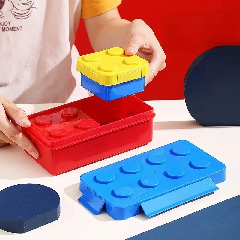 Kids DIY Building Blocks Lunch - Food Storage Building review and price