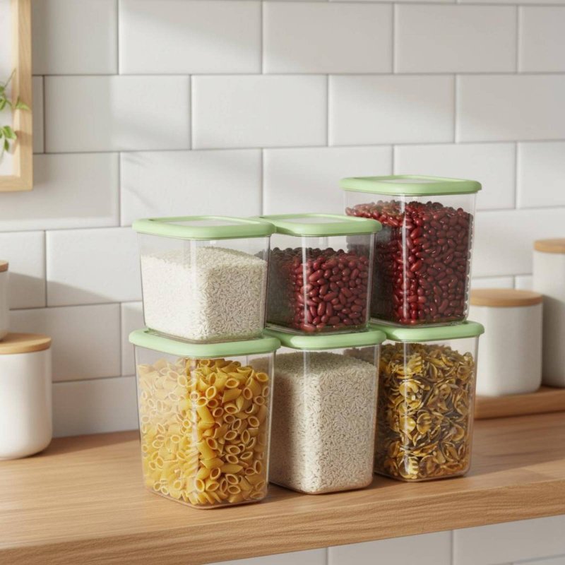 6 Pieces Airtight Food Storage - Food Storage For Pantry review and price