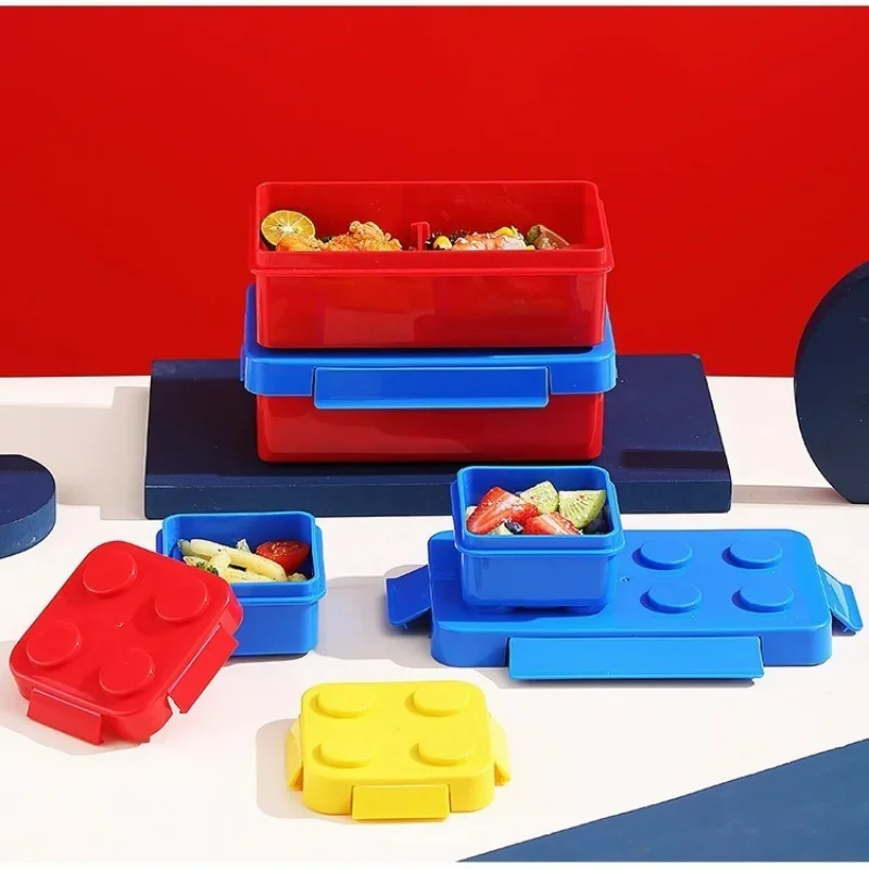 Building Blocks Lunch Box DIY  - Food Storage Building review and price