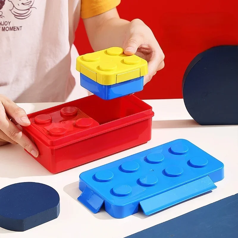 Building Blocks Lunch Box DIY  - Food Storage Building review and price