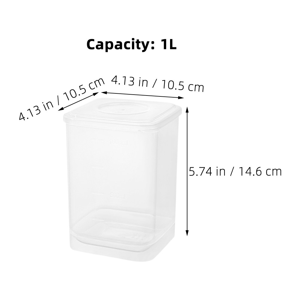 Airtight Clear Yogurt Storage  - Food Storage Freezer Containers review and price