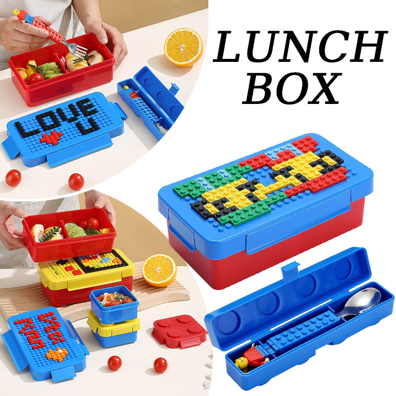 Building Block Lunch Box Color - Food Storage Building review and price