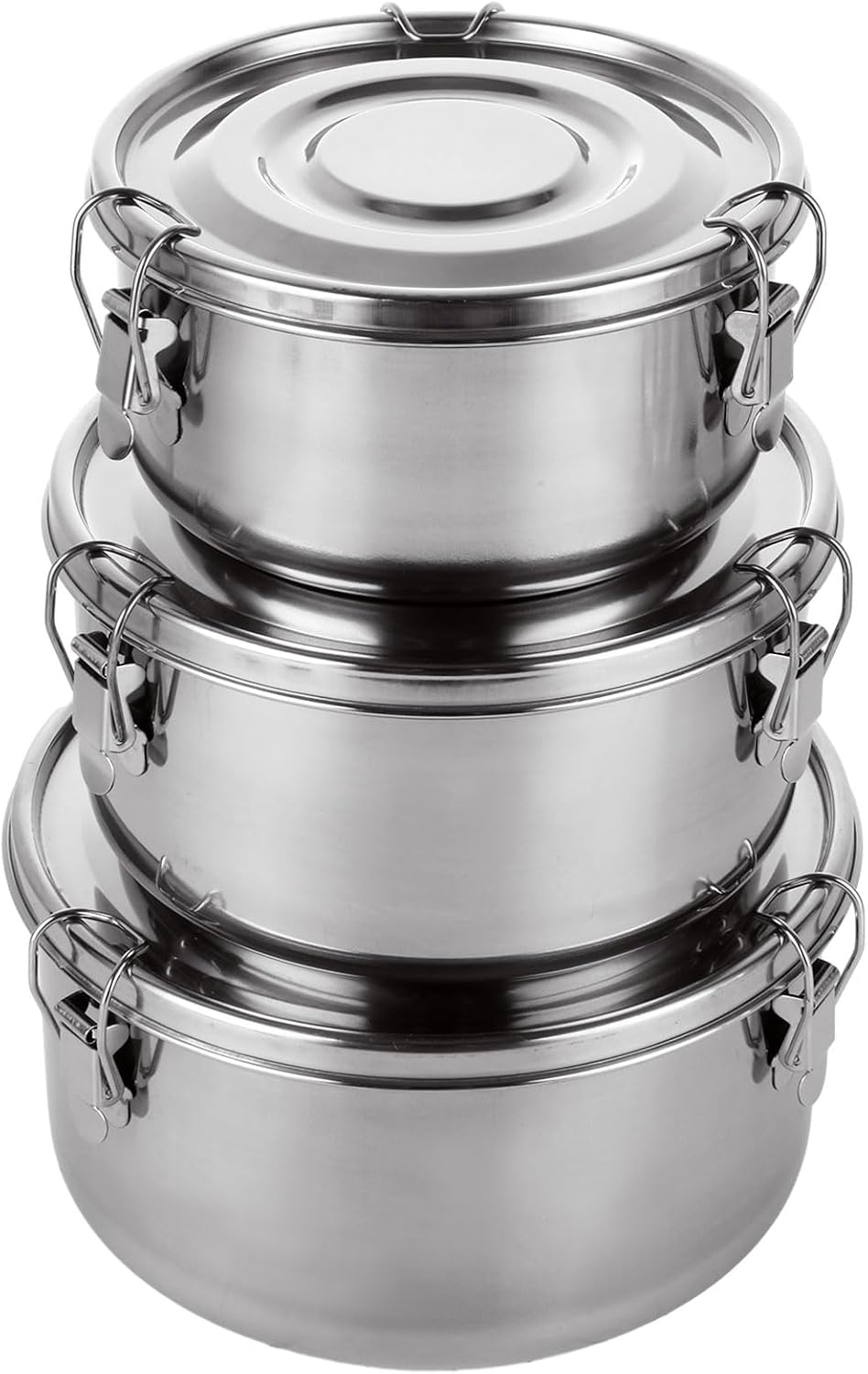 QTLCOHD 3 Pcs Stainless Steel  - Food Storage Stainless Steel Containers review and price