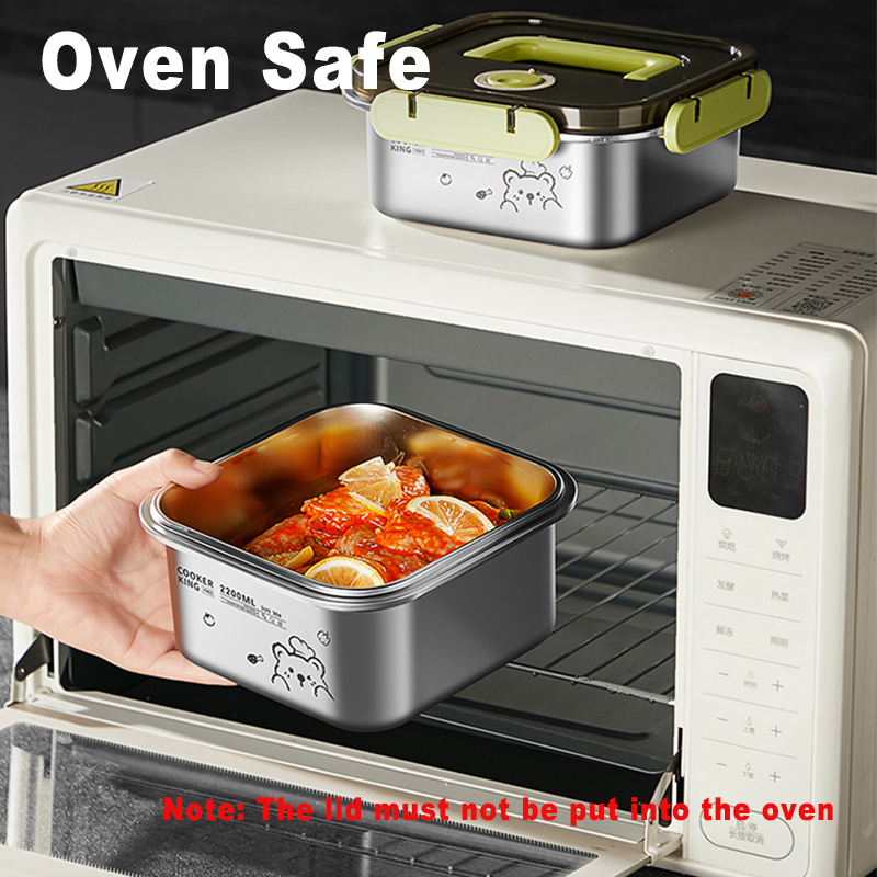 COOKER KING 420ml-6200ml Large - Food Storage Stainless Steel Containers review and price
