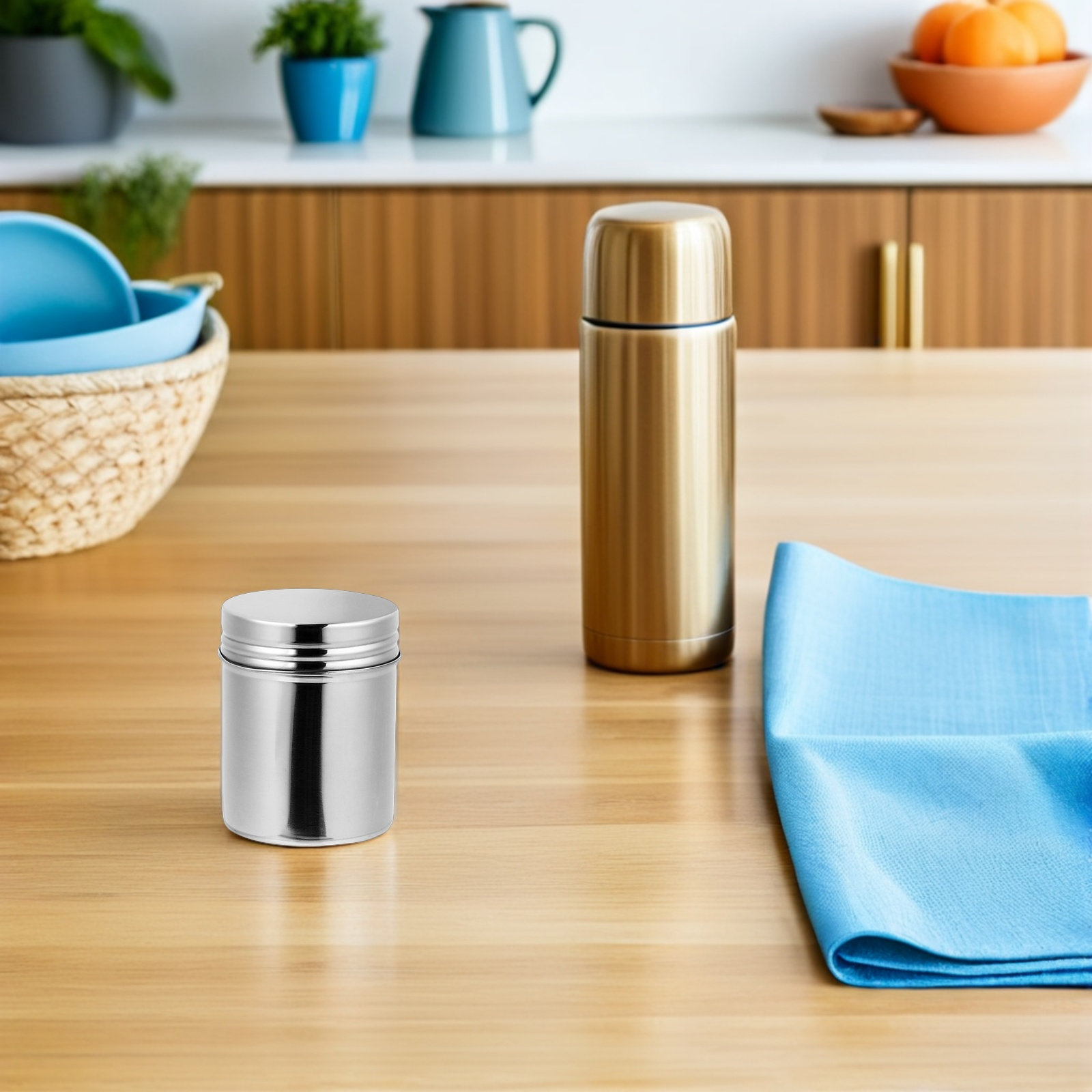 2Pcs Stainless Steel Canisters - Food Storage Jars & Containers review and price