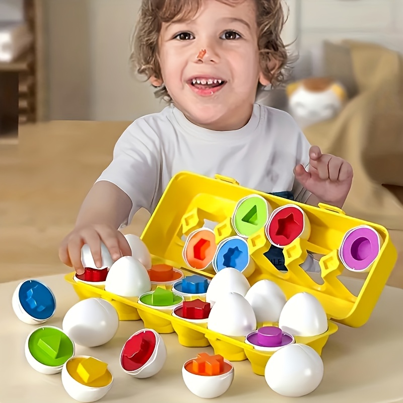 6/12pcs Color and Shape Matchi - Food Storage Eggs review and price