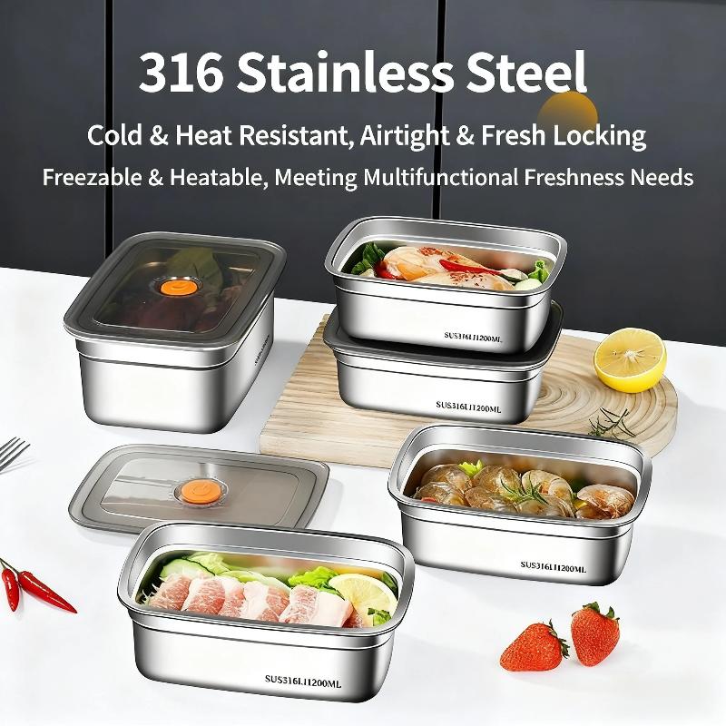 Stainless Steel Sealed Lunch B - Food Storage Freezer Containers review and price