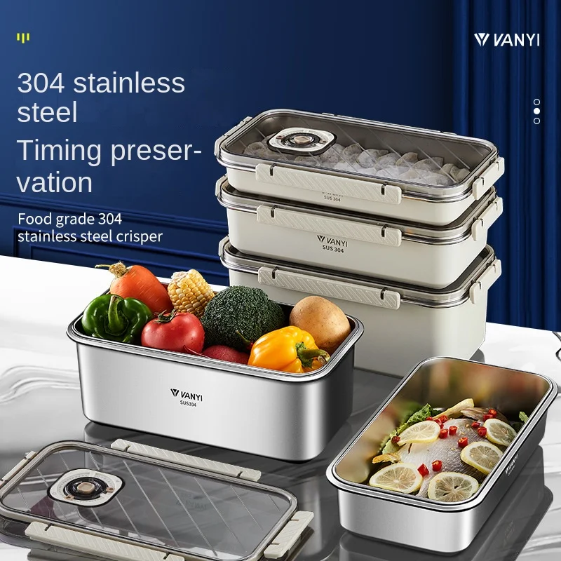 Steel Crisper Sealed Dumpling  - Food Storage Freezer Containers review and price