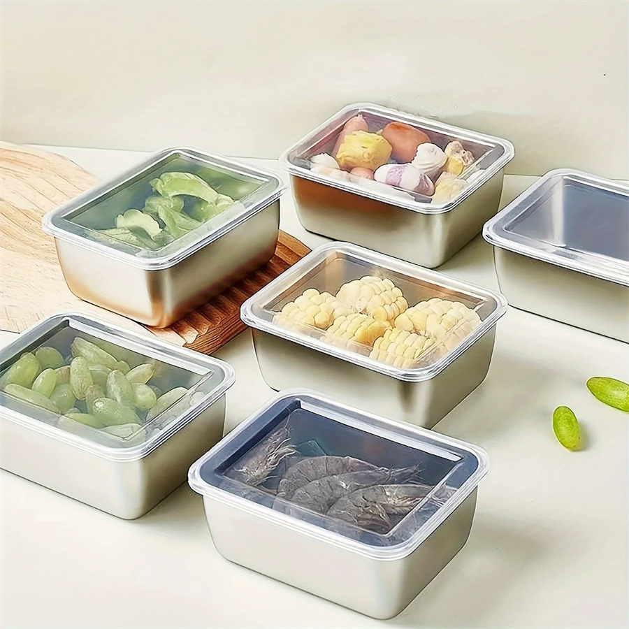 1/3/5pcs Stainless Steel Food  - Food Storage Method review and price
