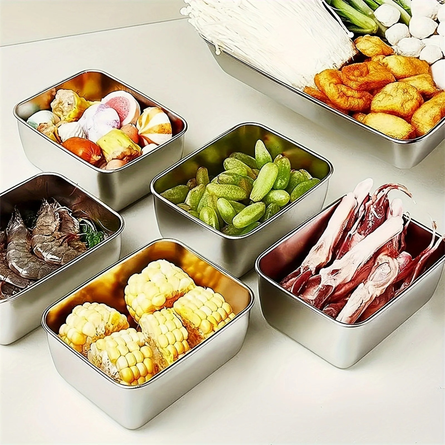 1/3/5pcs Stainless Steel Food  - Food Storage Method review and price