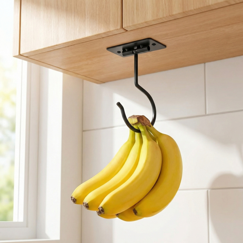 Black Metal Self-Adhesive Bana - Food Storage Method review and price