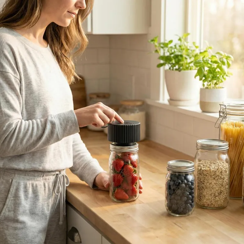 Electric Mason Jar Vacuum Seal - Food Storage Jars & Containers review and price