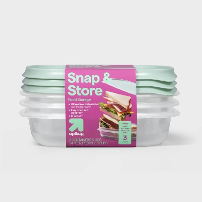 2026 New 3 Pack 24oz Square Fo - Food Storage Freezer Containers review and price
