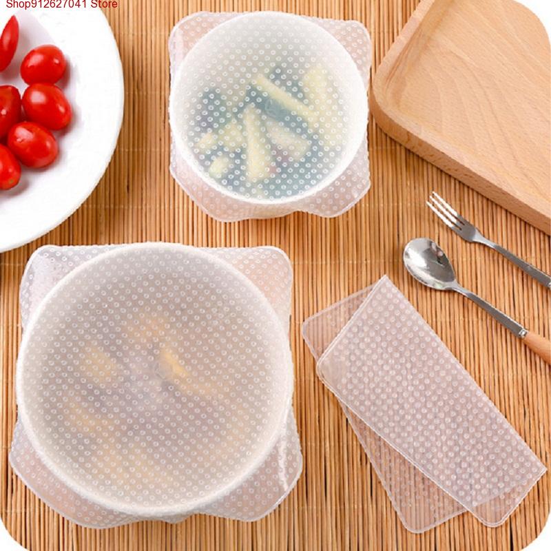 4PCS Silicone Reusable Bowl Co - Food Storage Variety Pack review and price